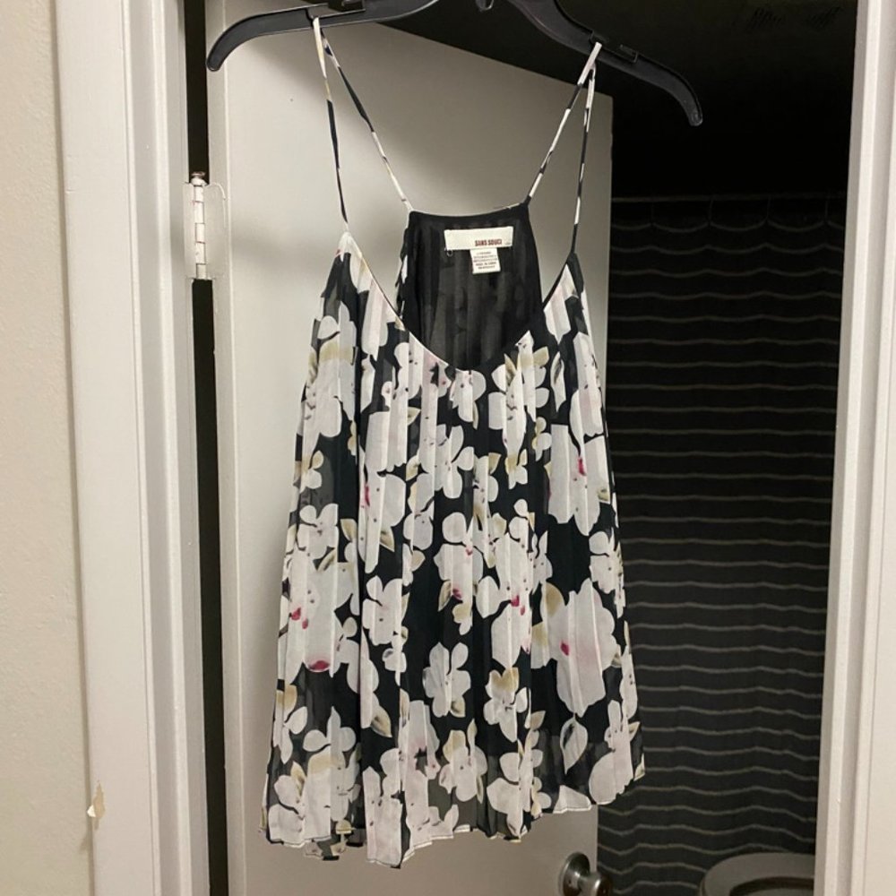 SANS SOUCI Women's Top (Floral Print) (Large)